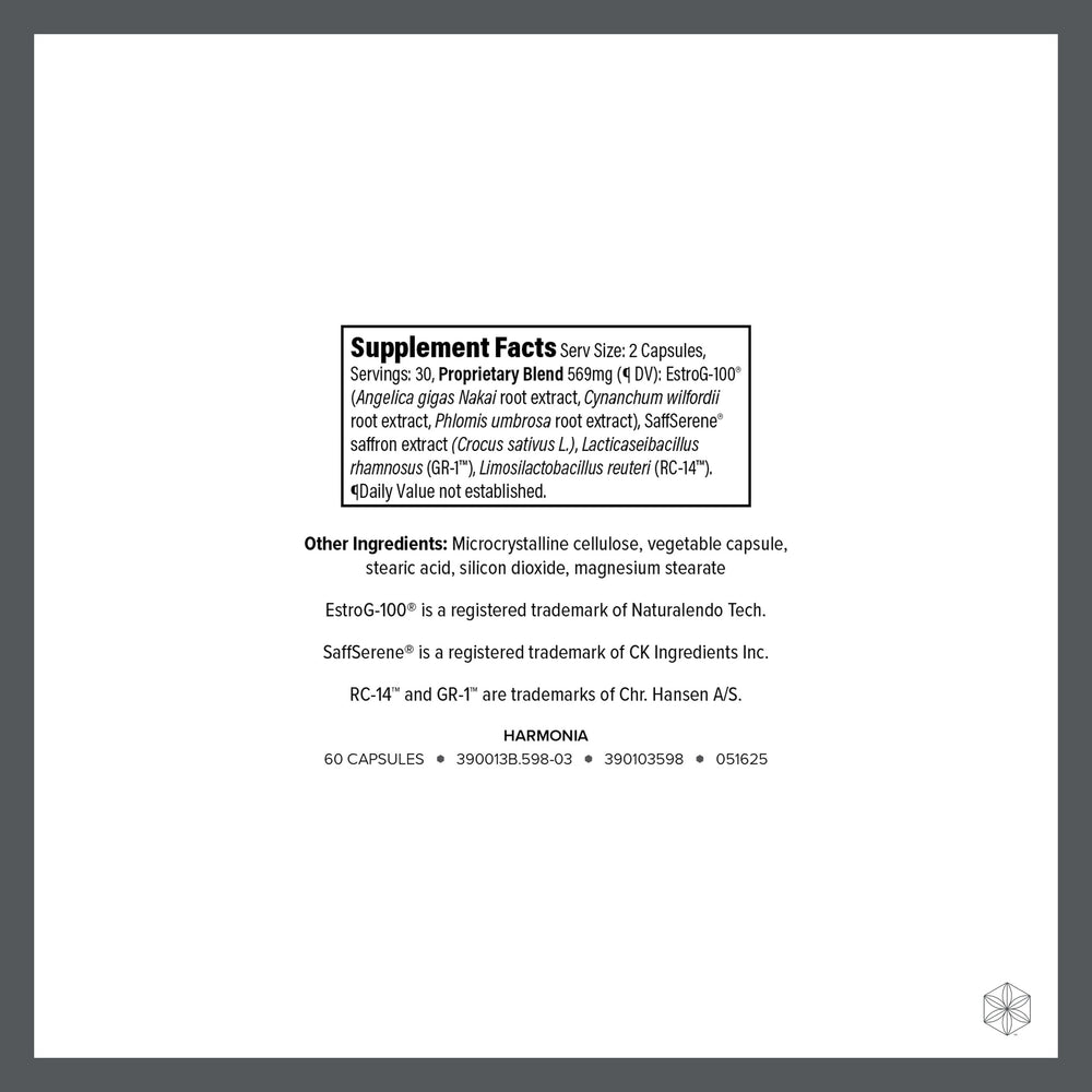Isagenix Harmonia night sweats relief supporting restful nights and steadier mood