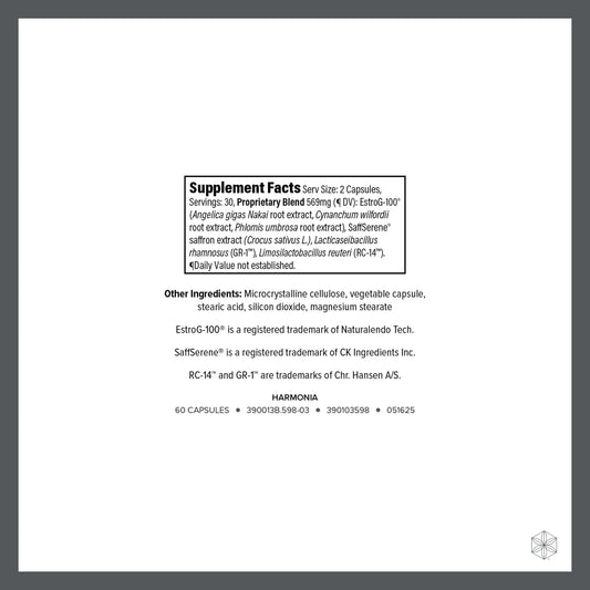 Isagenix Harmonia night sweats relief supporting restful nights and steadier mood