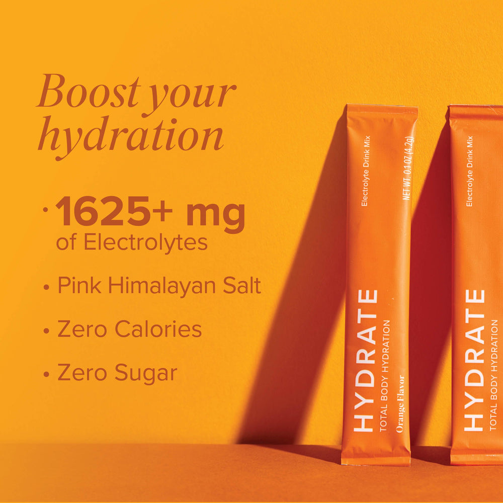 Isagenix Hydrate dissolving in water for quick, on-the-go refreshment