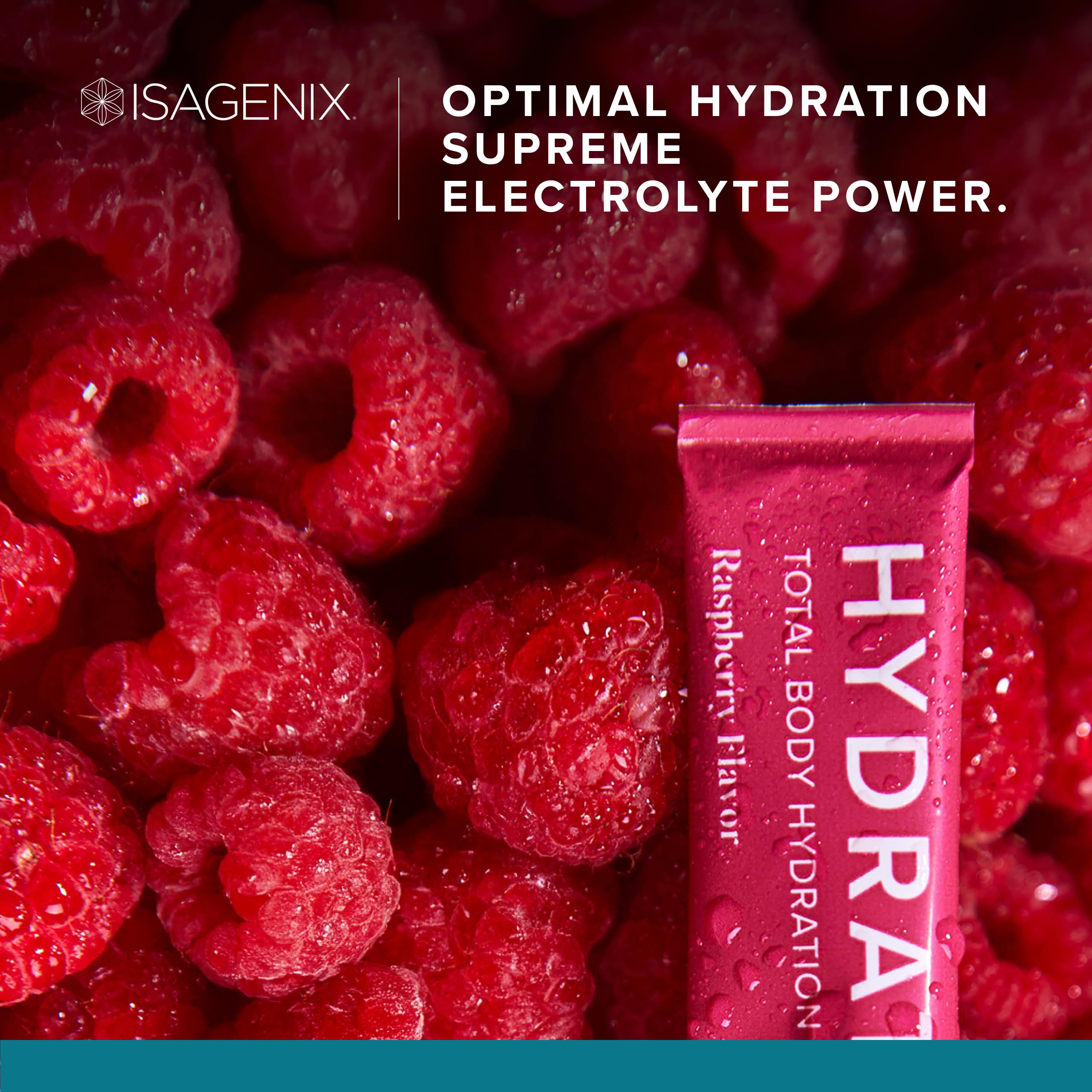 Isagenix Hydrate Orange flavor in glass for citrus refreshment