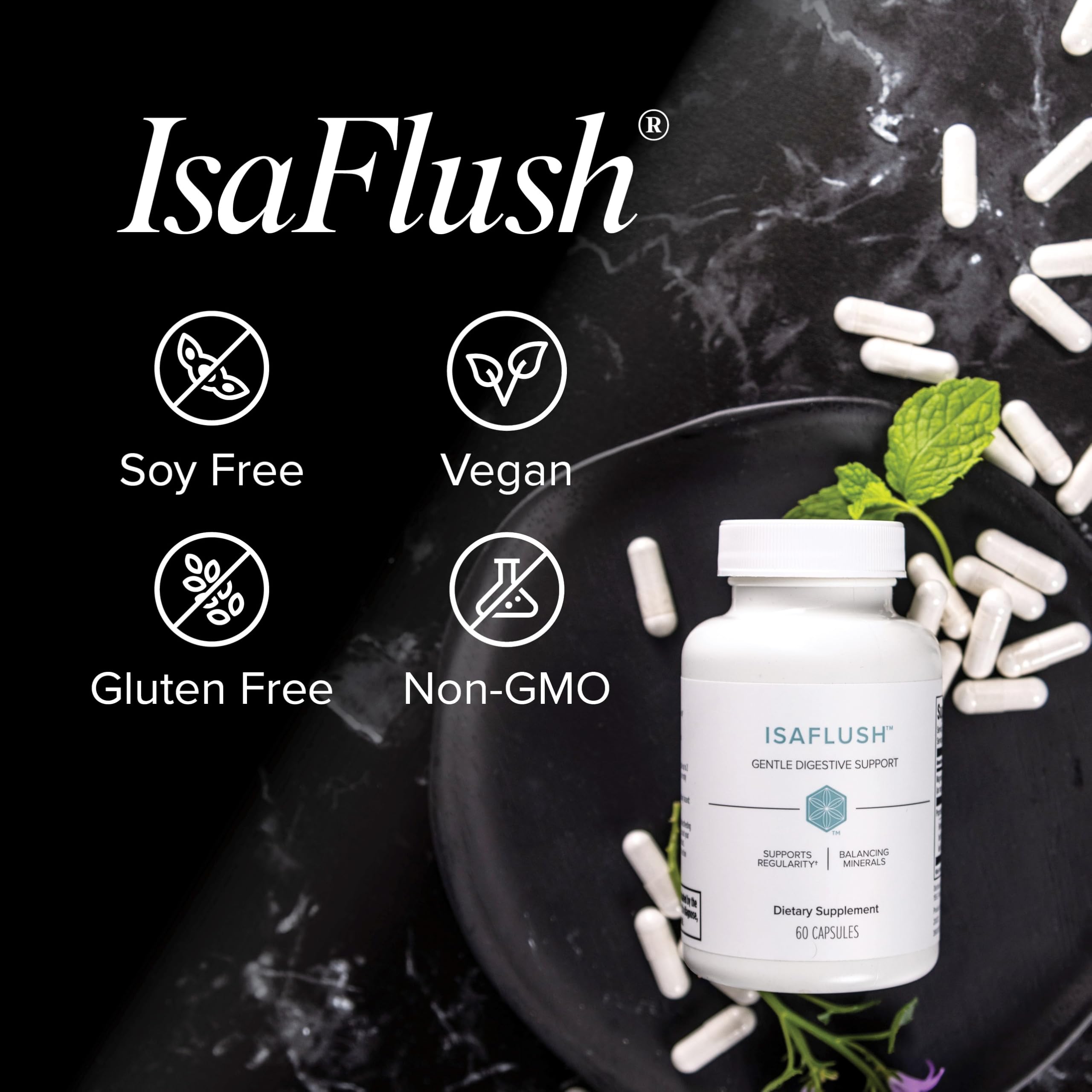 Isagenix IsaFlush capsules travel-pack highlights convenient daily wellness on the go.