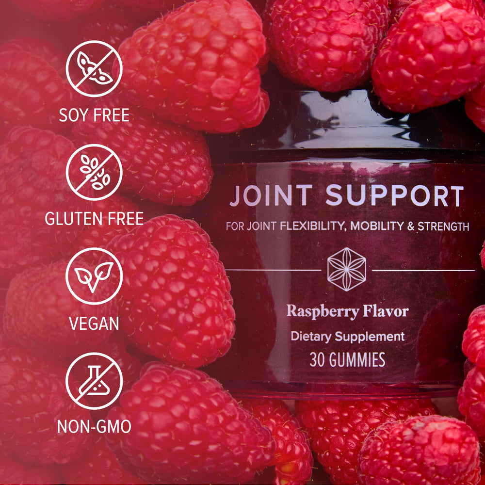 Isagenix Joint Support raspberry flavor close-up