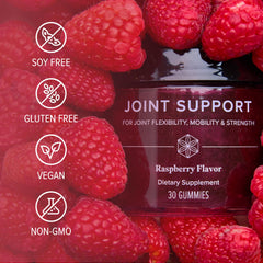 Isagenix Joint Support raspberry flavor close-up