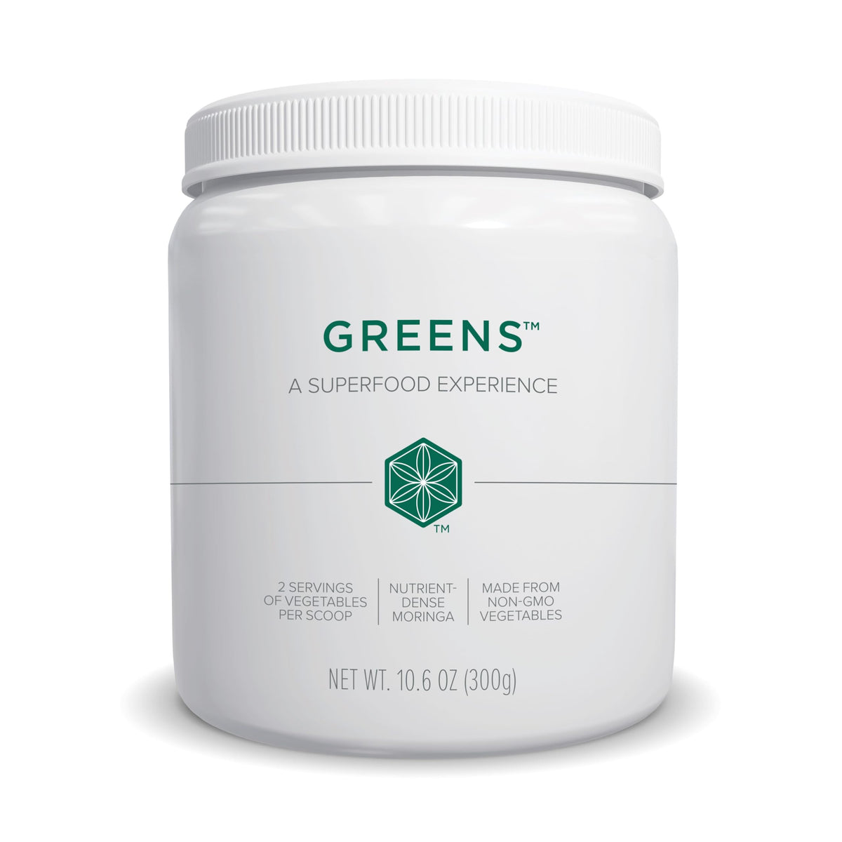 Isagenix Moringa Greens bottle—nutritious greens for daily antioxidant support.