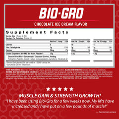 iSatori BIO-GRO bottle label close-up highlighting stimulant-free formula.