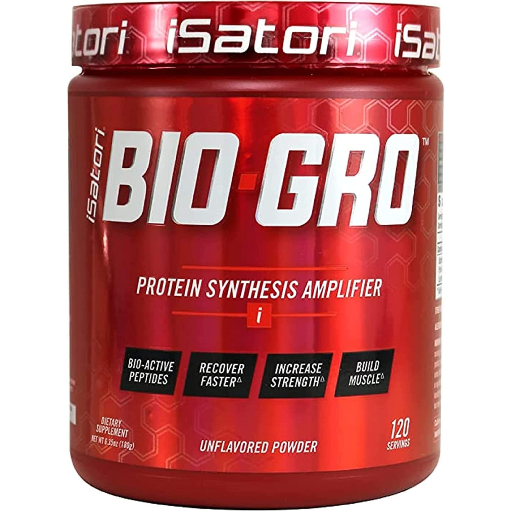 iSatori BIO-GRO bottle pour shows stimulant-free pre-workout versatility for recovery