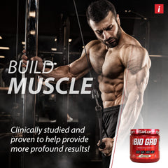 iSatori BIO-GRO Vanilla pre-workout drink being prepared, stimulant-free option for focused training