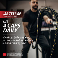 Delivery technology graphic on iSatori ISA-Test GF bottle