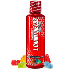iSatori L-Carnitine LS3 3000 bottle close-up highlighting keto-friendly formula