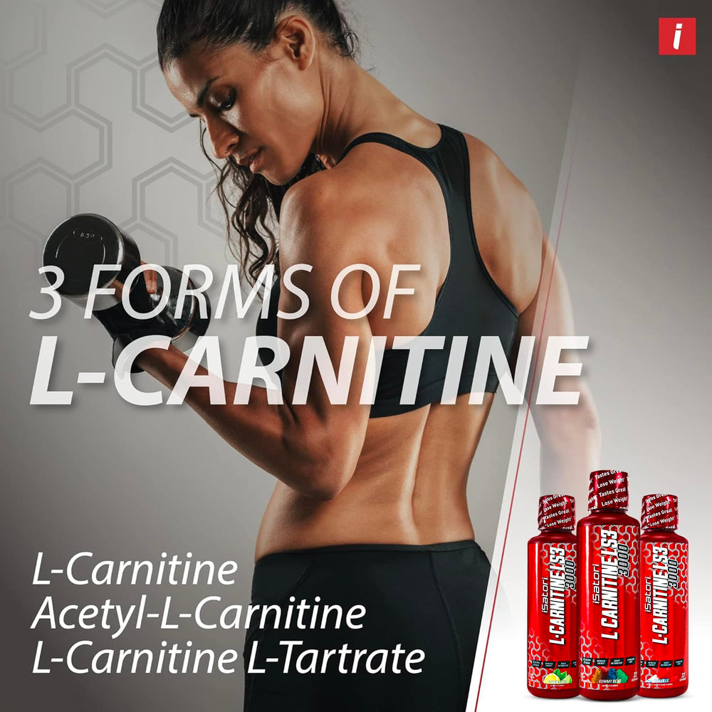 iSatori L-Carnitine LS3 3000 gummy bear close-up flavor focus