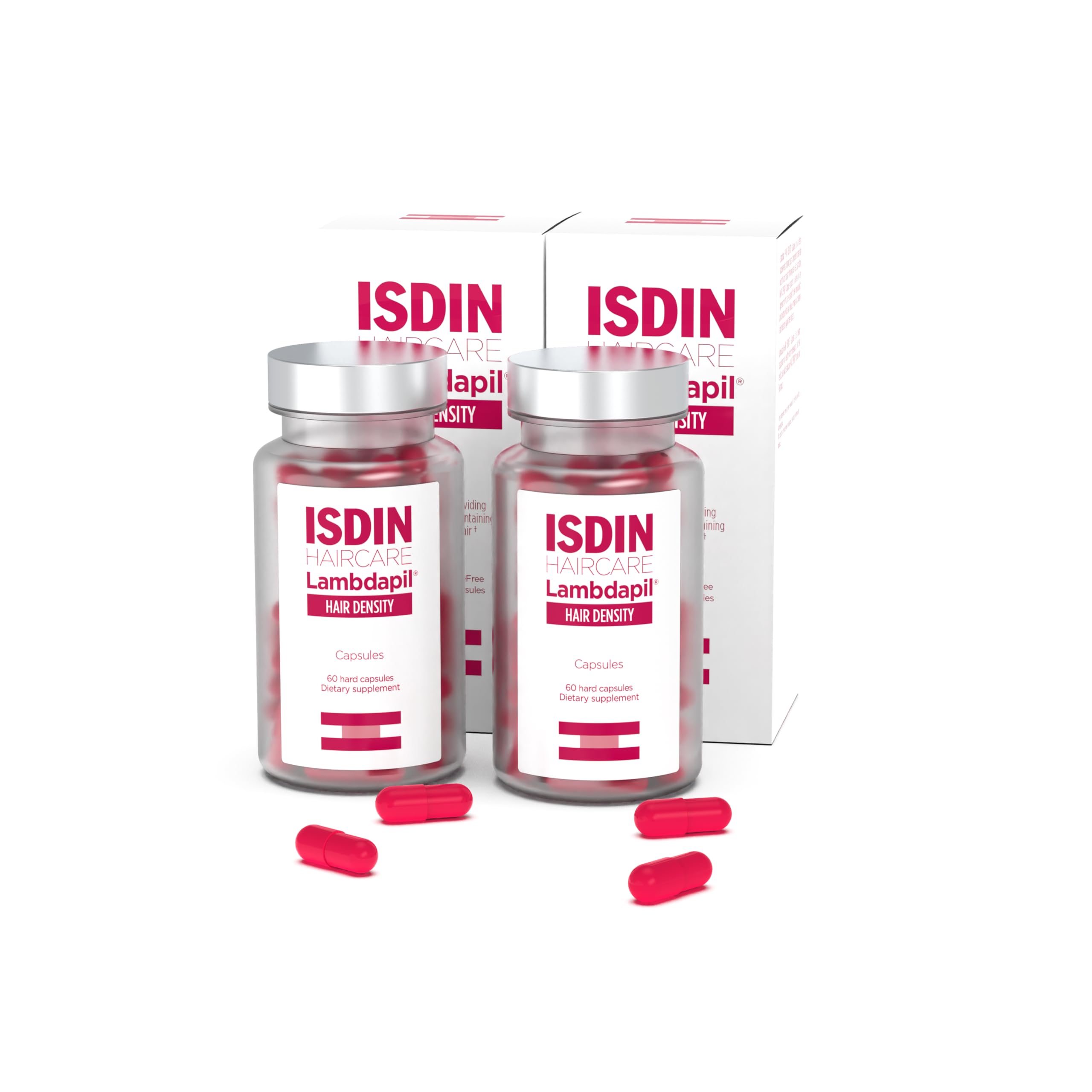 ISDIN Lambdapil bottle closeup for daily supplement use