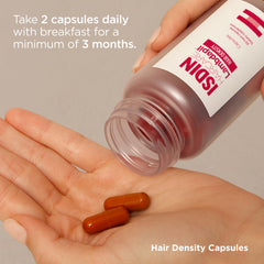 ISDIN Lambdapil vitamin blend closeup highlights nourishing nutrients