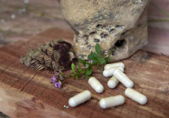 ISHA Ashwagandha capsules closeup for daily vitality