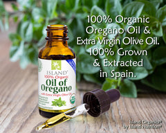 Island Nutrition Oil of Oregano dropper ready-to-use drops for daily wellness.