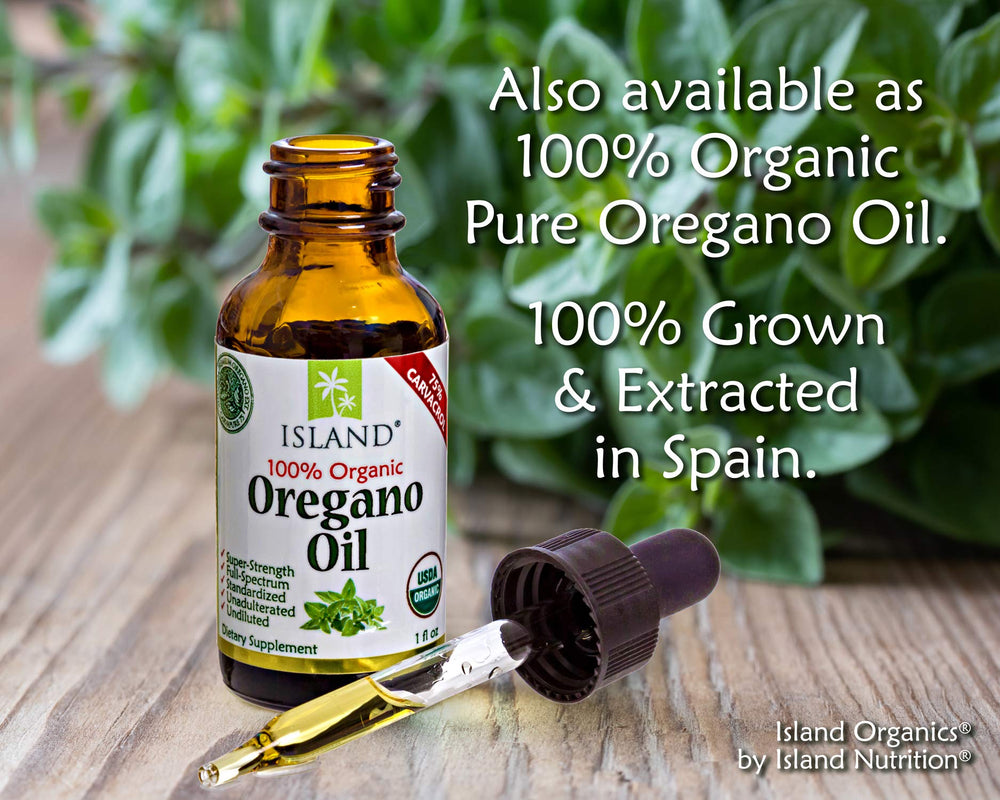Island Nutrition clean, vegetarian capsules without gelatin.