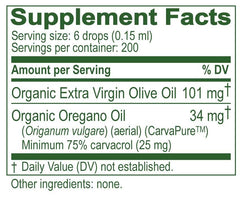Island Nutrition polyphenol-rich oregano blend on label highlighting natural compounds.