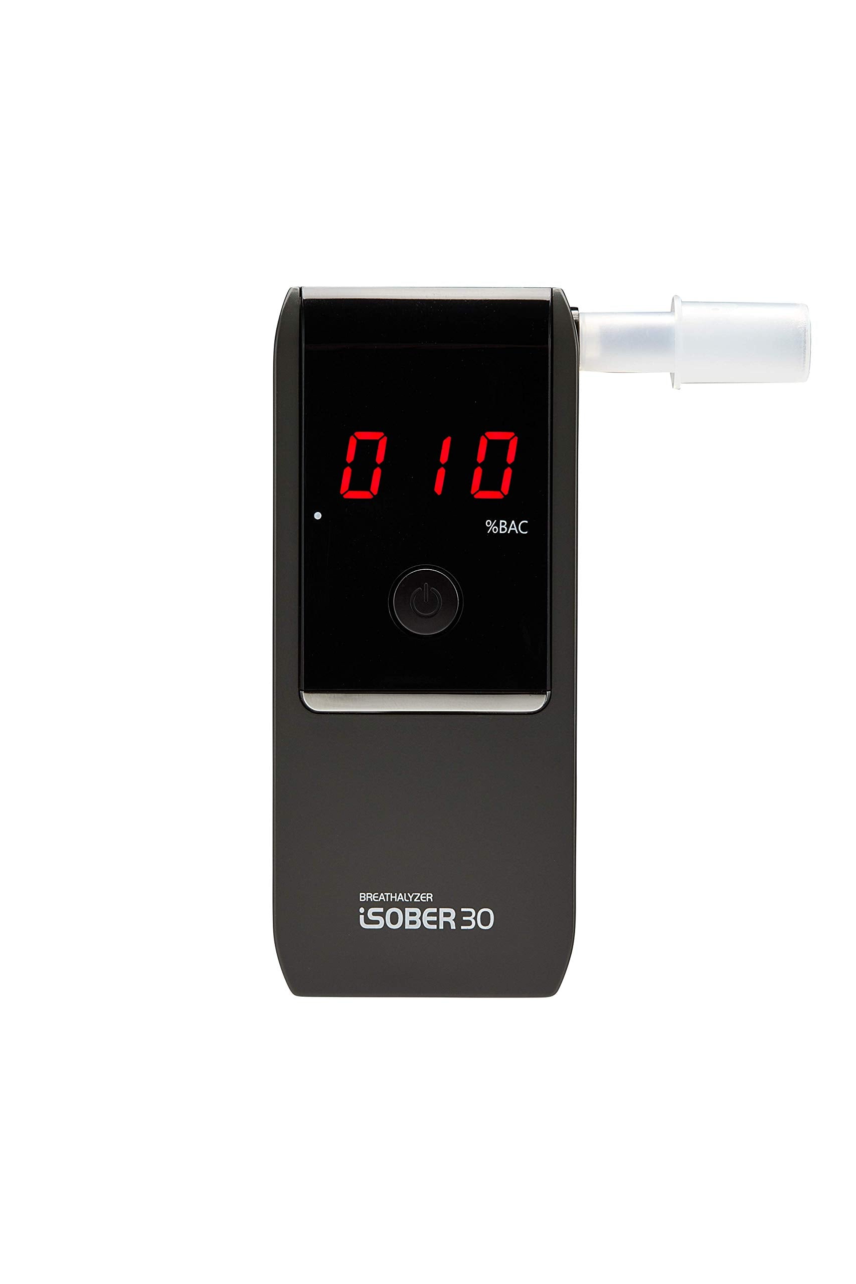 iSOBER30 side view: slim, discreet design for pocket or bag carry.