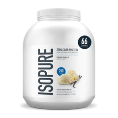 Isopure Creamy Vanilla container for daily shakes and meals.