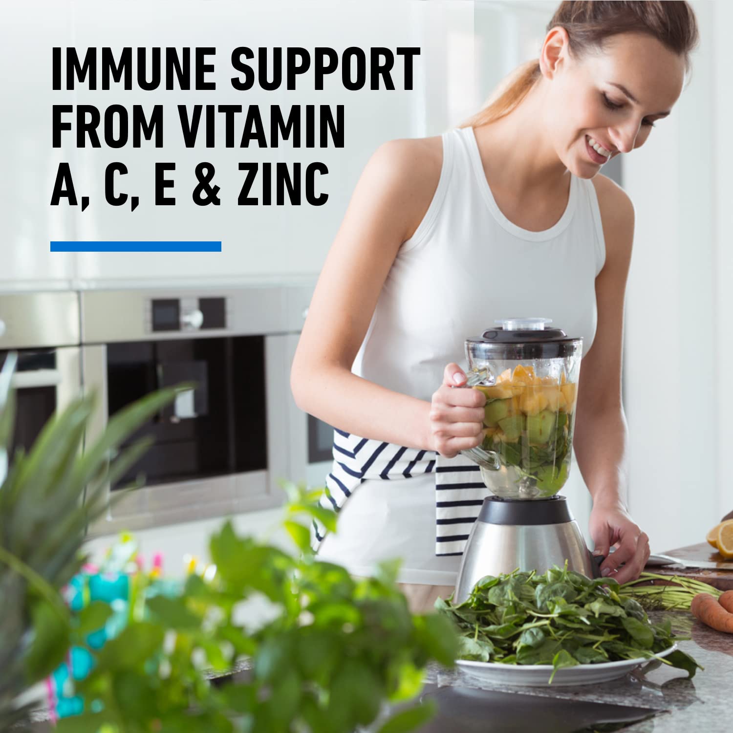 Isopure ingredients visual with vitamins, minerals, and electrolytes.