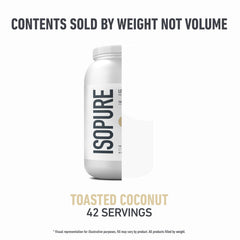 Isopure Toasted Coconut baking and smoothie idea.