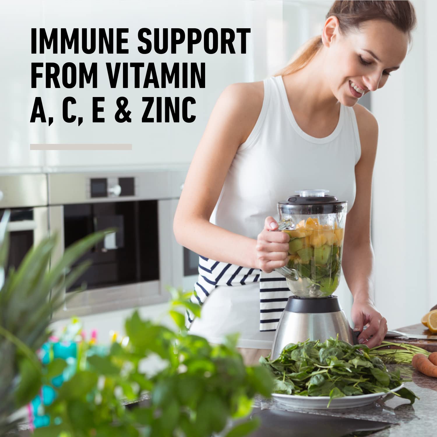 Isopure vitamin-mineral blend icon showcases immune support nutrients.