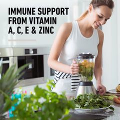 Isopure vitamin-mineral blend icon showcases immune support nutrients.