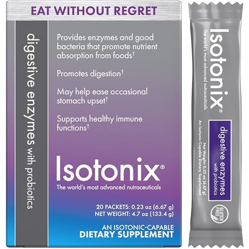 Isotonix Digestive Enzymes packets packaging for on-the-go meal support.