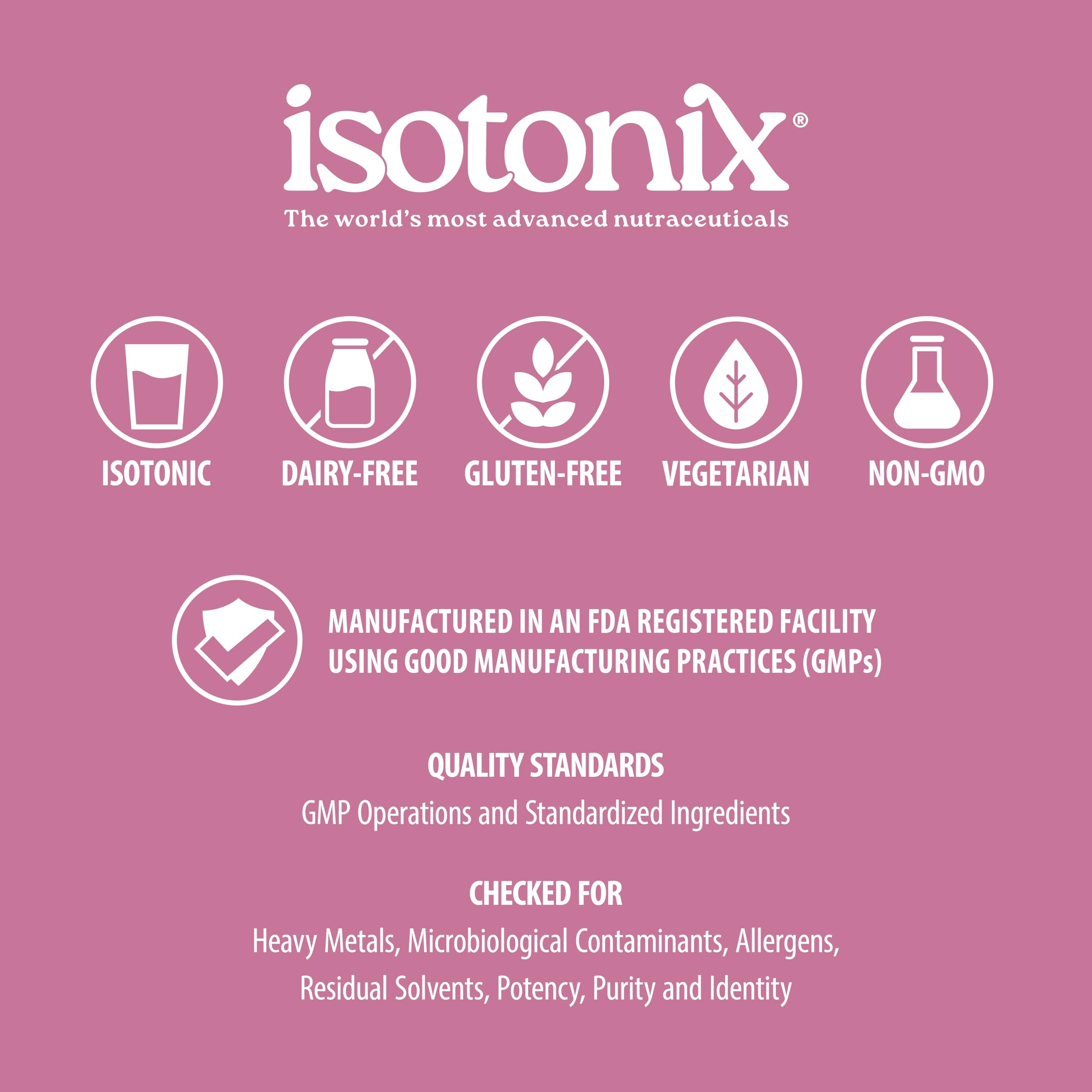 Isotonix OPC-3 Beauty Blend pour glass showing easy isotonic mix for daily use