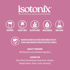 Isotonix OPC-3 Beauty Blend pour glass showing easy isotonic mix for daily use