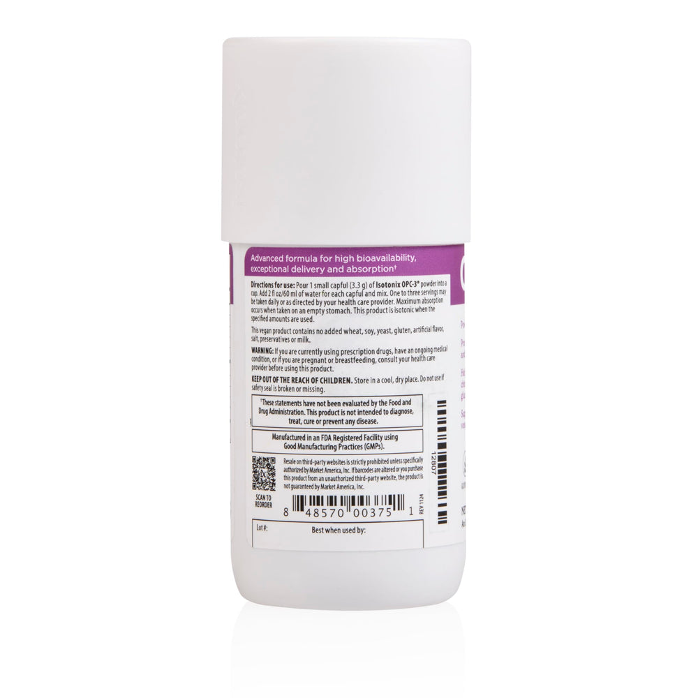 Isotonix OPC-3 ready-to-drink as part of a daily routine.