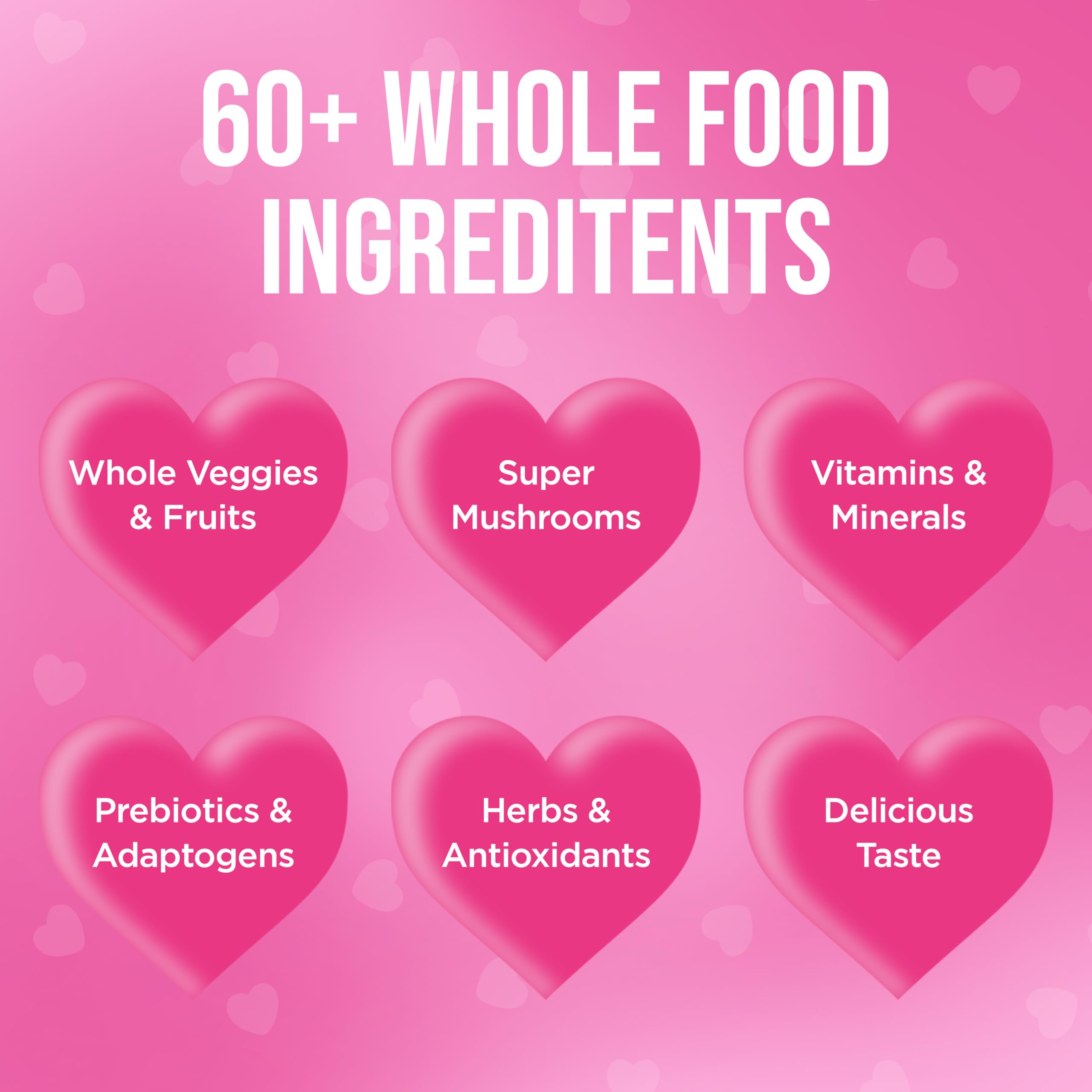 It Girl Vitamins pink heart gummies close-up highlighting tasty daily nutrition.