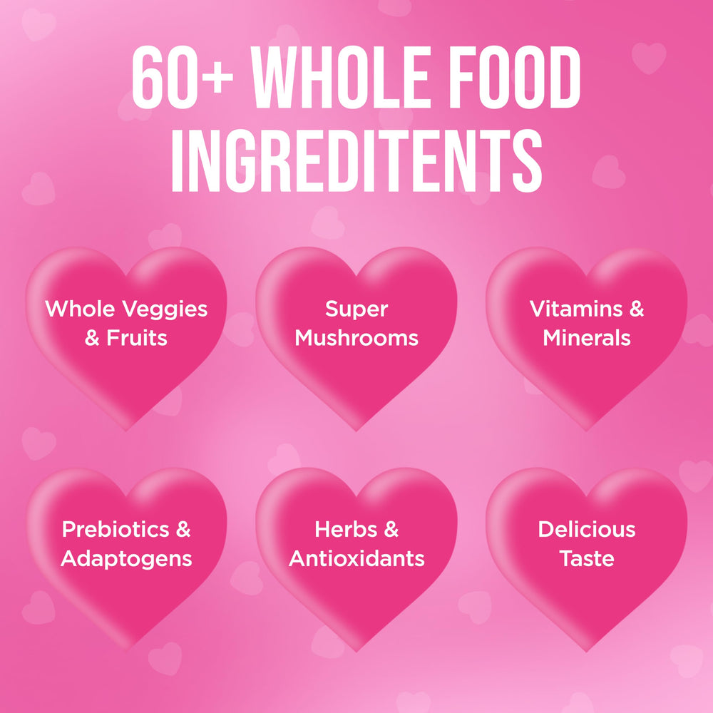 It Girl Vitamins pink heart gummies close-up highlighting tasty daily nutrition.
