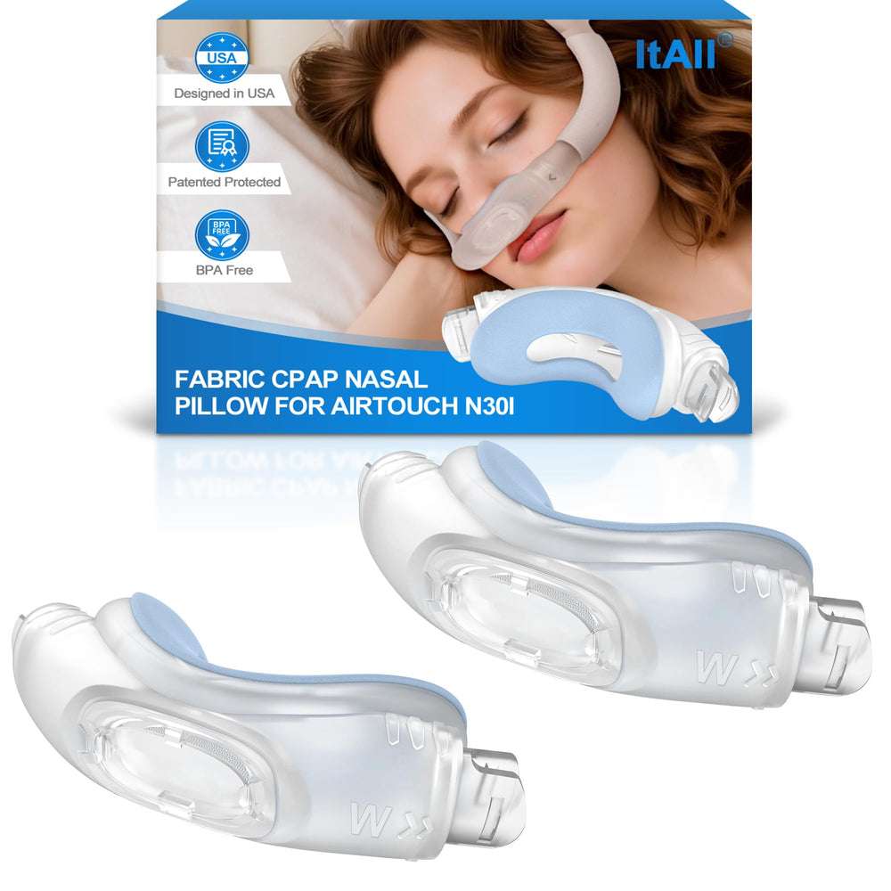 ItAll 2-pack CPAP nasal cushion for N30i with breathable cotton comfort.