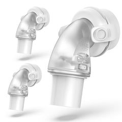 ItAll 3pc swivel elbow for AirFit F20/F30 with quiet venting and smooth motion