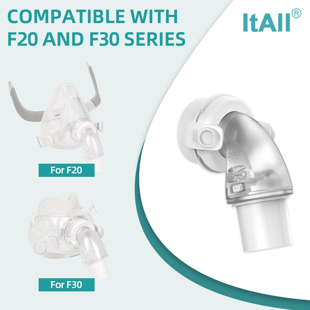 ItAll durable CPAP elbow supports nightly use with steady airflow