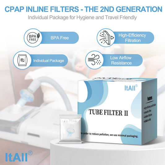 ItAll CPAP filter upgraded design improves airflow efficiency