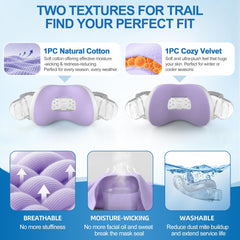 ItAll fabric-wrapped frame shown for a soft, contoured fit.