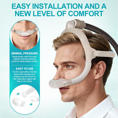 ItAll nasal pillow uses medical-grade silicone for comfortable, safe CPAP wear.