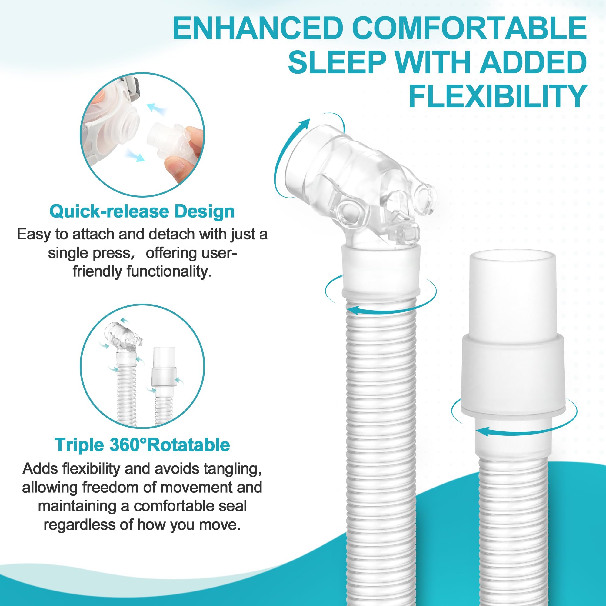 ItAll quick-release design simplifies detachment with a press.
