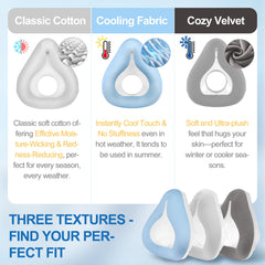 ItAll three textures offer customization for fit and feel