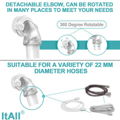 ItAll triple swivel design reduces tangling for freer sleep movement