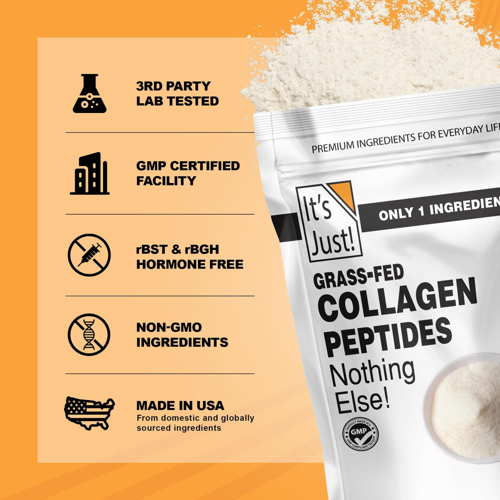 It's Just! collagen peptides stirred into baking for a protein-rich treat.