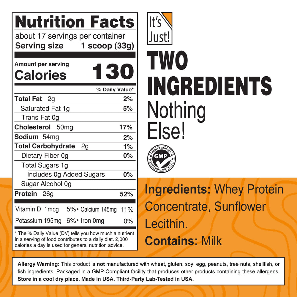 Its Just! whey protein concentrate unflavored DIY recipe ideas for smoothies and shakes.