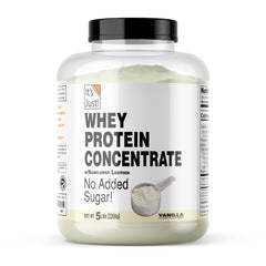 It's Just! vanilla whey protein powder for daily protein support.
