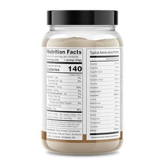 Its Just whey protein concentrate being poured for versatile use
