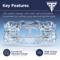 Itus SilentZPro 2.0 adjustment-settings demonstrate five levels for a personalized fit.