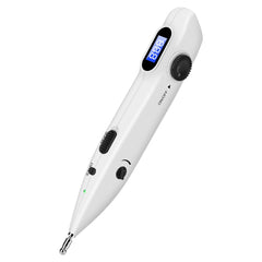 iVOLCONN electronic acupuncture pen front view showing its compact form factor and portability