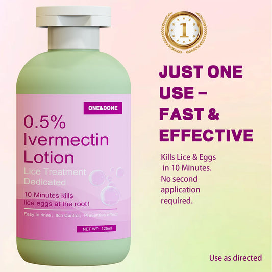 ivormetn applying lotion on dry hair for a quick 10-minute routine