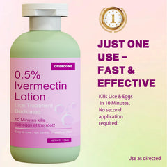 ivormetn applying lotion on dry hair for a quick 10-minute routine