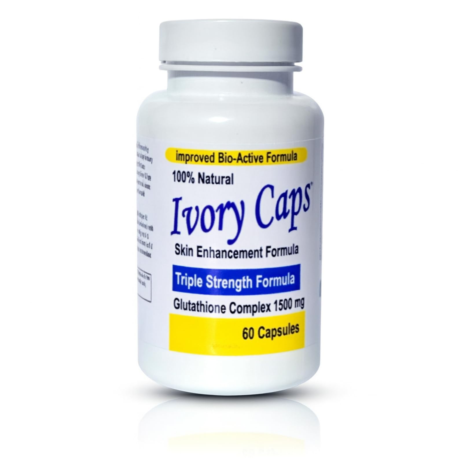 Ivory Caps Ivory Caps Glutathione Complex 1500mg – Triple Strength Formula (Vegan ...